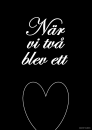 NÄR VI TVÅ..