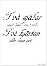 TVÅ SJÄLAR